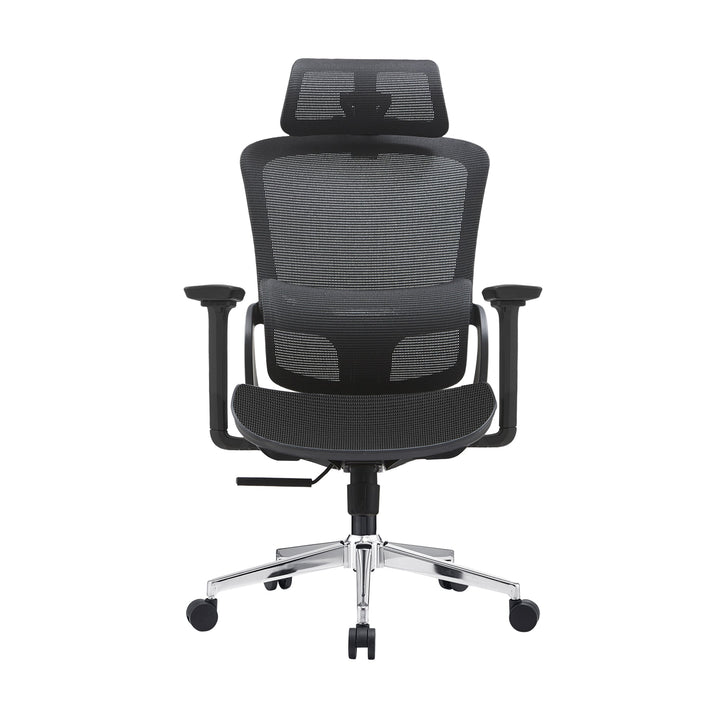 Elena High Back Full Mesh Ergonomic Office Chair In Black