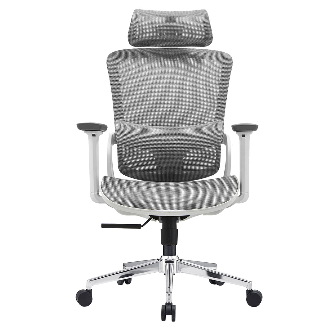 Elena High Back Full Mesh Ergonomic Office Chair In Grey