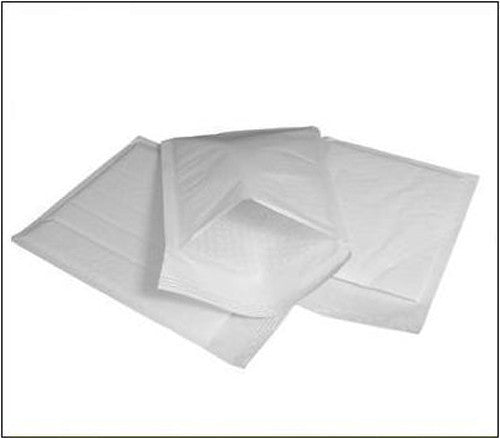 100 Piece Pack - 28 x 23cm White Bubble Padded Envelope Bag Post Courier Mailer Shipping Safe Fragile Self Seal