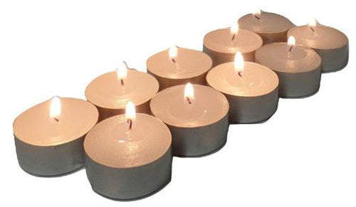 Bulk Buy Large Tealight Candles 6cm Wide in silver foil cup  100 in a pack - Party Event Wedding BBQ Dinner Romantic Ambience Decor