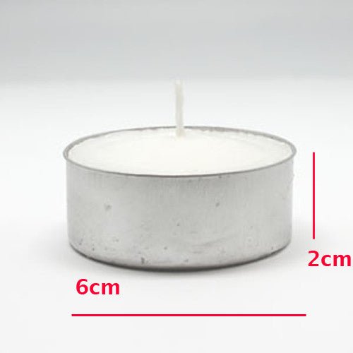 Wholesale Lot Large Tealight Candles 6cm Wide in silver foil cup  200 in a pack - Party Event Wedding BBQ Dinner Romantic Ambience Decor