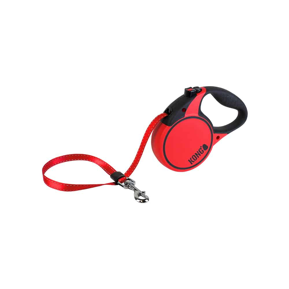 KONG Terrain Red Retractable Leashes Medium