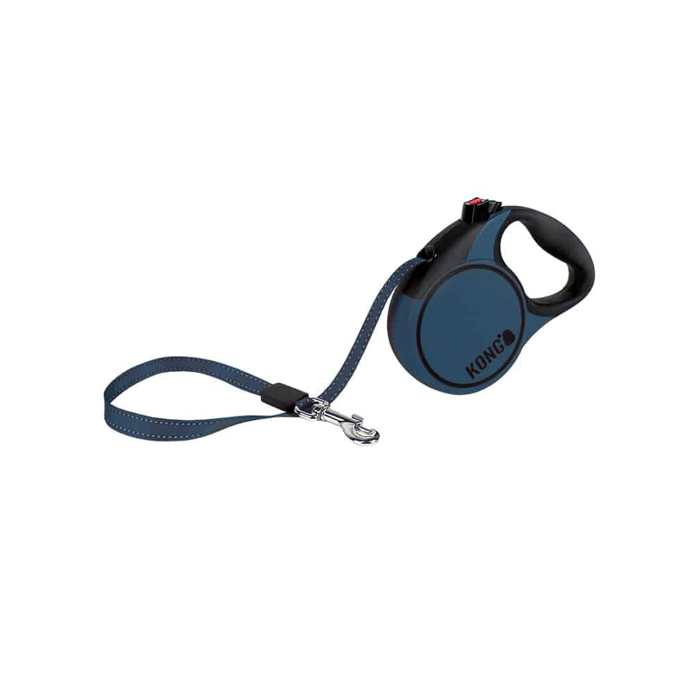 KONG Terrain Blue Retractable Leashes Extra Small