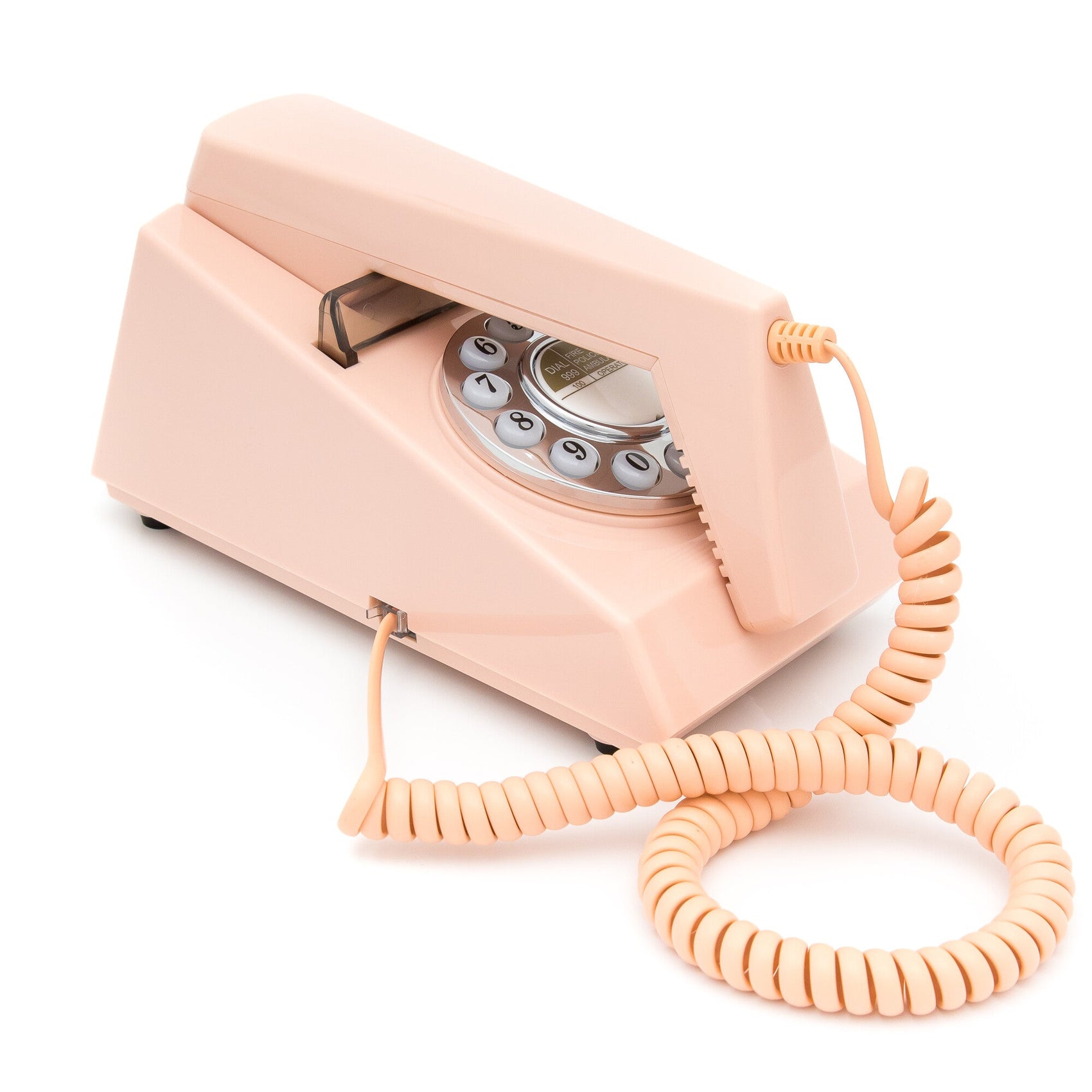 GPO Retro Trim Phone Push Button - Pink