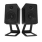 Kanto SE6 Elevated Desktop Speaker Stands for Large Speakers - Pair, Black