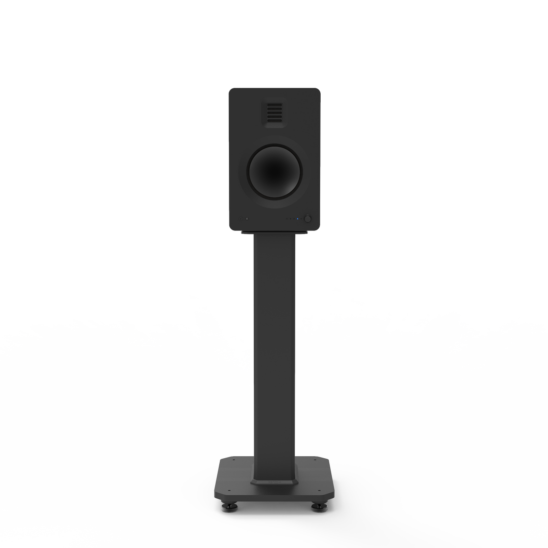 Kanto SX22 22" Tall Fillable Speaker Stands with Isolation Feet - Pair, Black