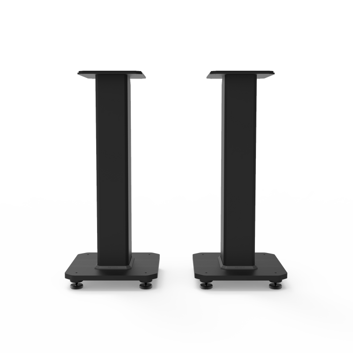 Kanto SX22 22" Tall Fillable Speaker Stands with Isolation Feet - Pair, Black