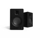 Kanto TUK 260W Powered Bookshelf Speakers with - Pair, Matte Black with SP6HD Black Stand Bundle