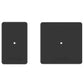 Kanto TUK 260W Powered Bookshelf Speakers with - Pair, Matte Black with SP6HD Black Stand Bundle