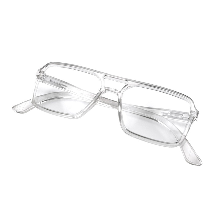 London Mole Spy Blue Blocker Glasses Transparent