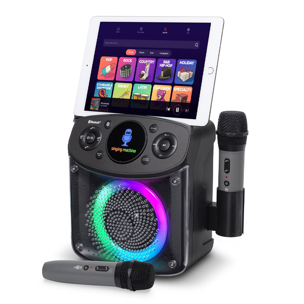 Singing Machine Mini Sparkle Bluetooth Karaoke Speaker