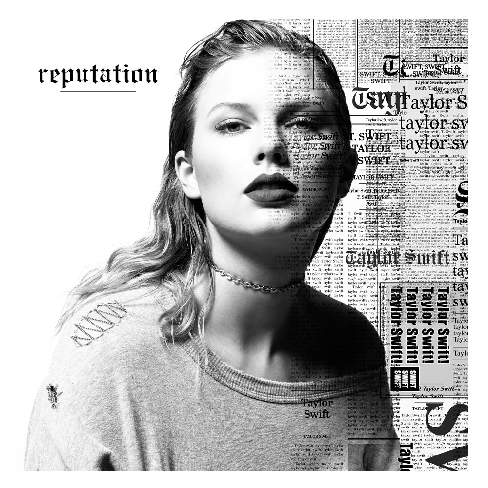 Crosley Record Storage Crate & Taylor Swifts Reputation Vinyl Album Bundle