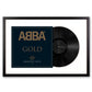 Framed ABBA GOLD - Double Vinyl Album Art