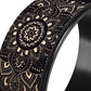 Yoga Design Lab Yoga Wheel Cork Mandala Black