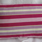 Pack of 4 Coste Fuchsia 35x70cm Multicoloured Striped Cushion Cover