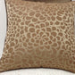 Pack of 4 Flower Beige Petal Design Square Cushion Covers