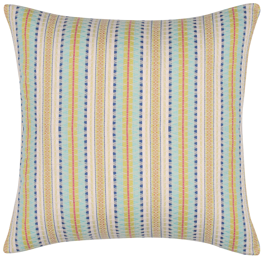 Pack of 4 Finn Yellow Multicoloured Retro Cushion Cover