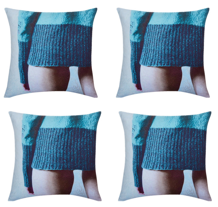 Pack of 4 Blaze Jumper Designer Cushion Covers 45cm x 45cm