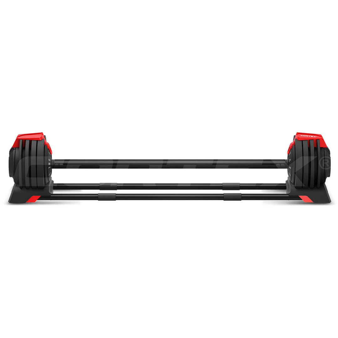 CORTEX Revolock V2 24kg Adjustable Steel Dumbbell Barbell Kettlebell All-in-One (Single)