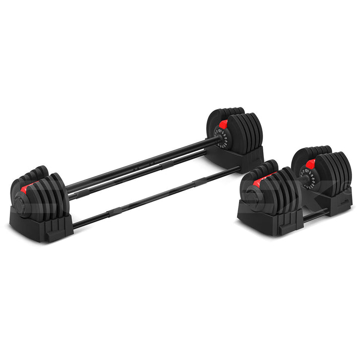 CORTEX Revolock V2 40kg Adjustable Steel Dumbbell Barbell All-in-One (Single)