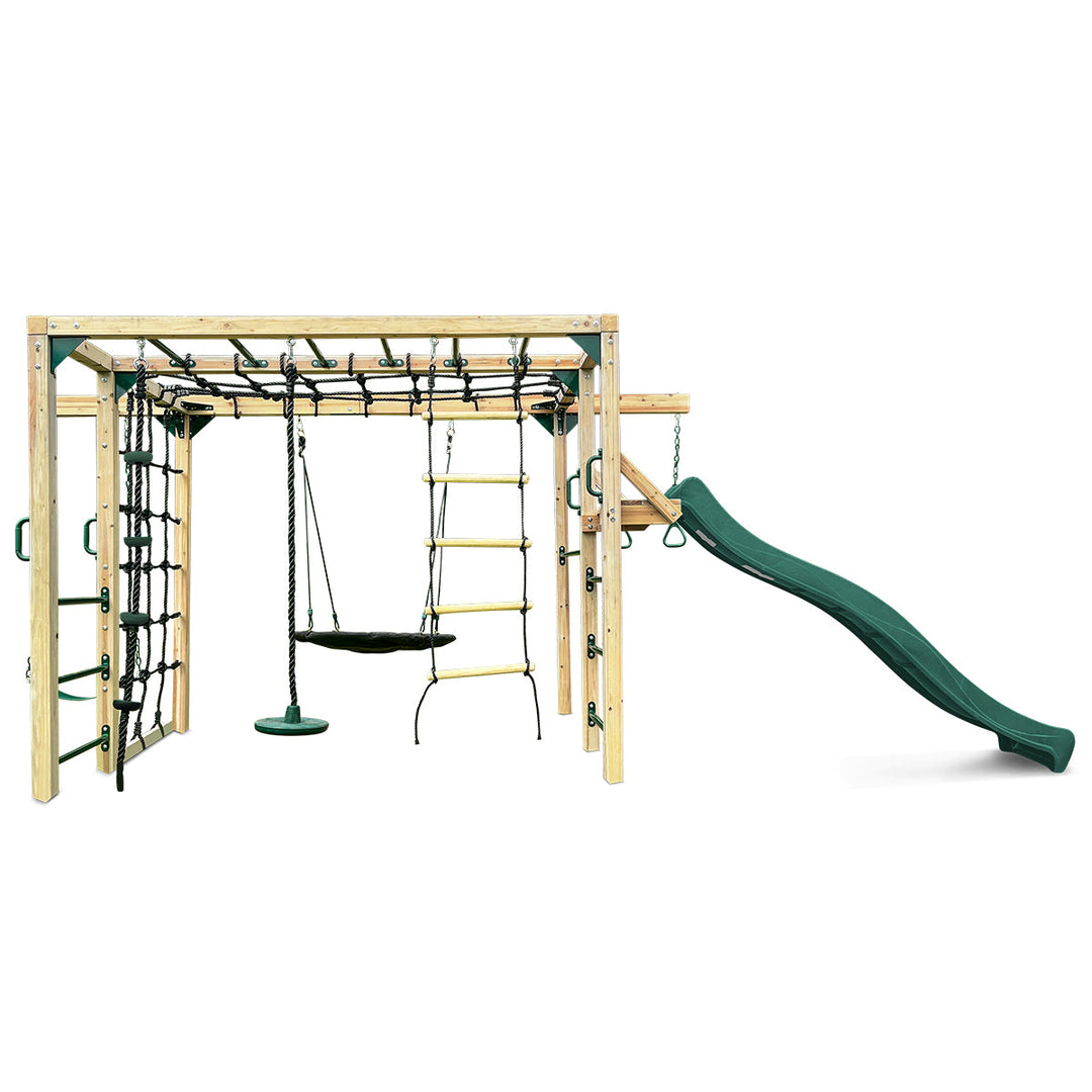 Lifespan Kids Orangutan Climbing Cube Jungle Gym Play Centre + Green Slide