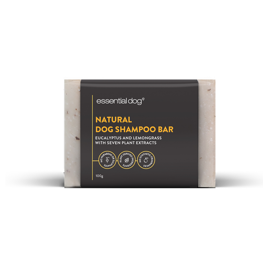 Essential Dog Shampoo Bar (Eucalyptus, Neem & Lemongrass)