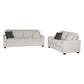 Milano 3-2 Seater Sofa Set Polyester Fabric Multilayer Two Pillows Attached Individual Pocket Spring