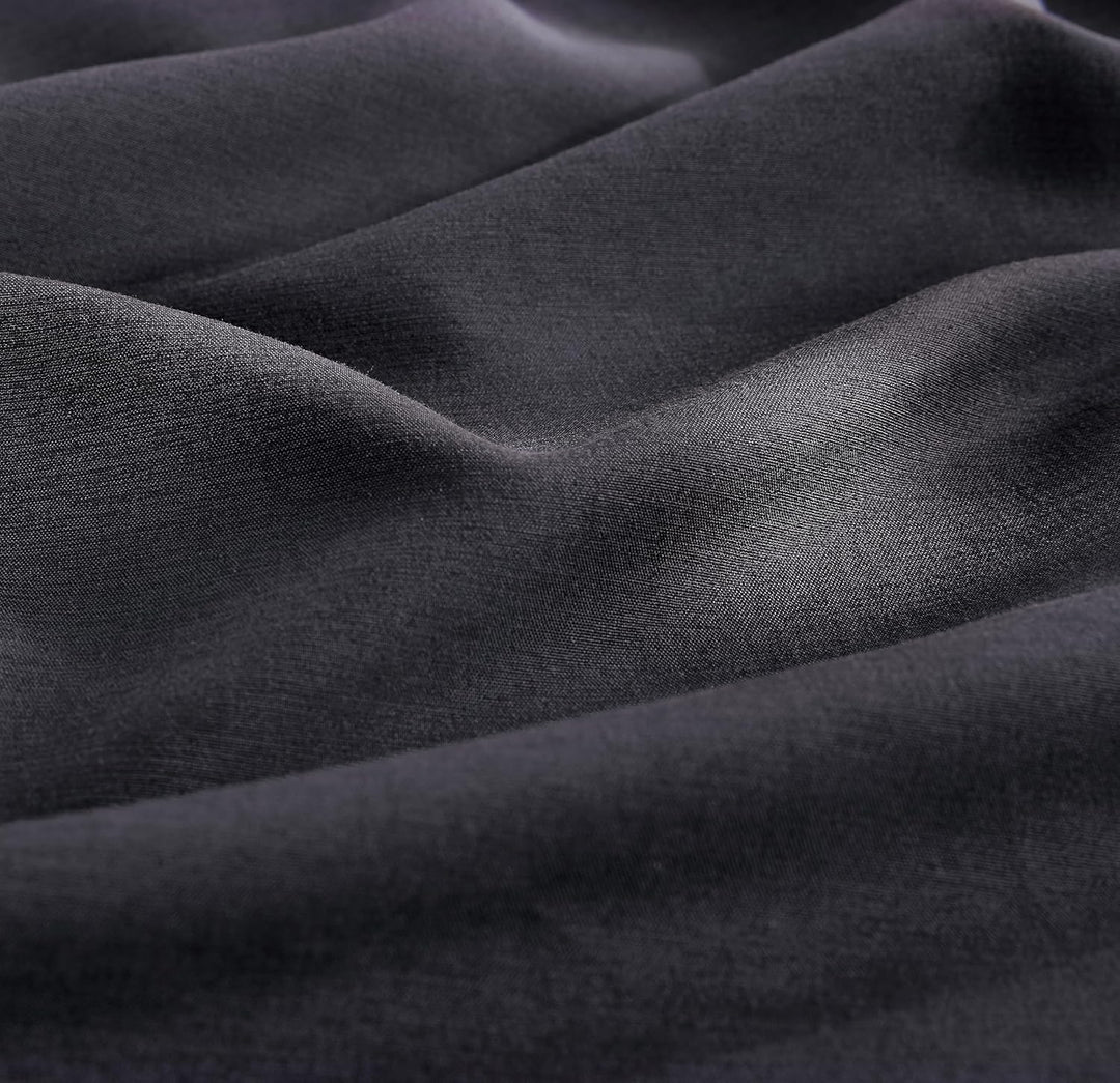 Bamboo Microfibre Quilt Cover Set - Charcoal - Double