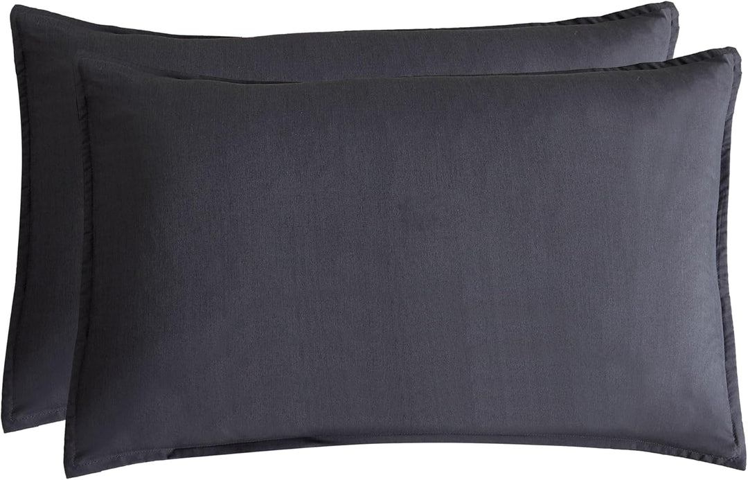 Bamboo Microfibre Sheet Set - Charcoal - Double