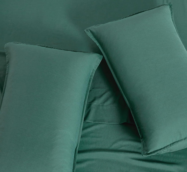 Bamboo Microfibre Sheet Set - Green - King