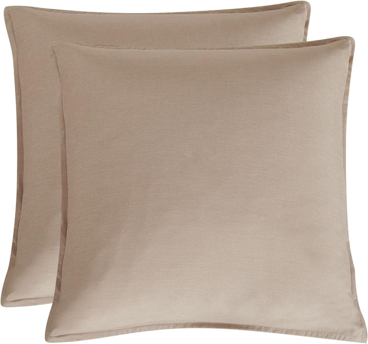 Bamboo Microfibre European Pillowcase x2 (one pair) - Linen