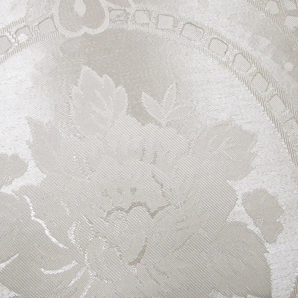 Chapel Gate Sophia Cream Jacquard Cutwork Lace Tablecloth 180 x 270 cm