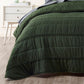 Bianca Vienna Green Textured Bedspread Set Queen