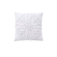 Bianca Ella White Square Filled Cushion 43 x 43cm