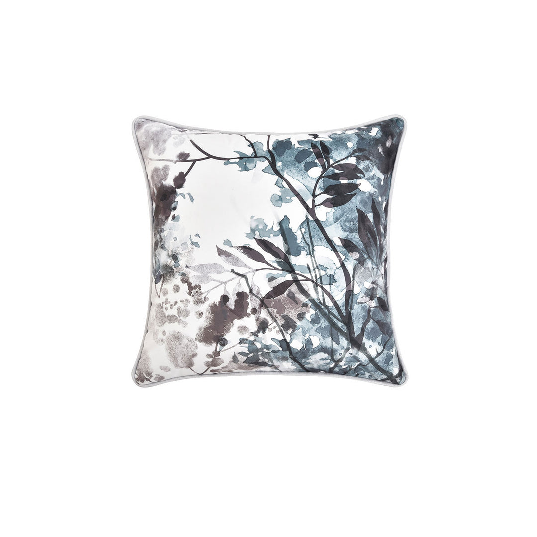 Bianca Sherbrooke White Velvet Square Filled Cushion 43 x 43cm