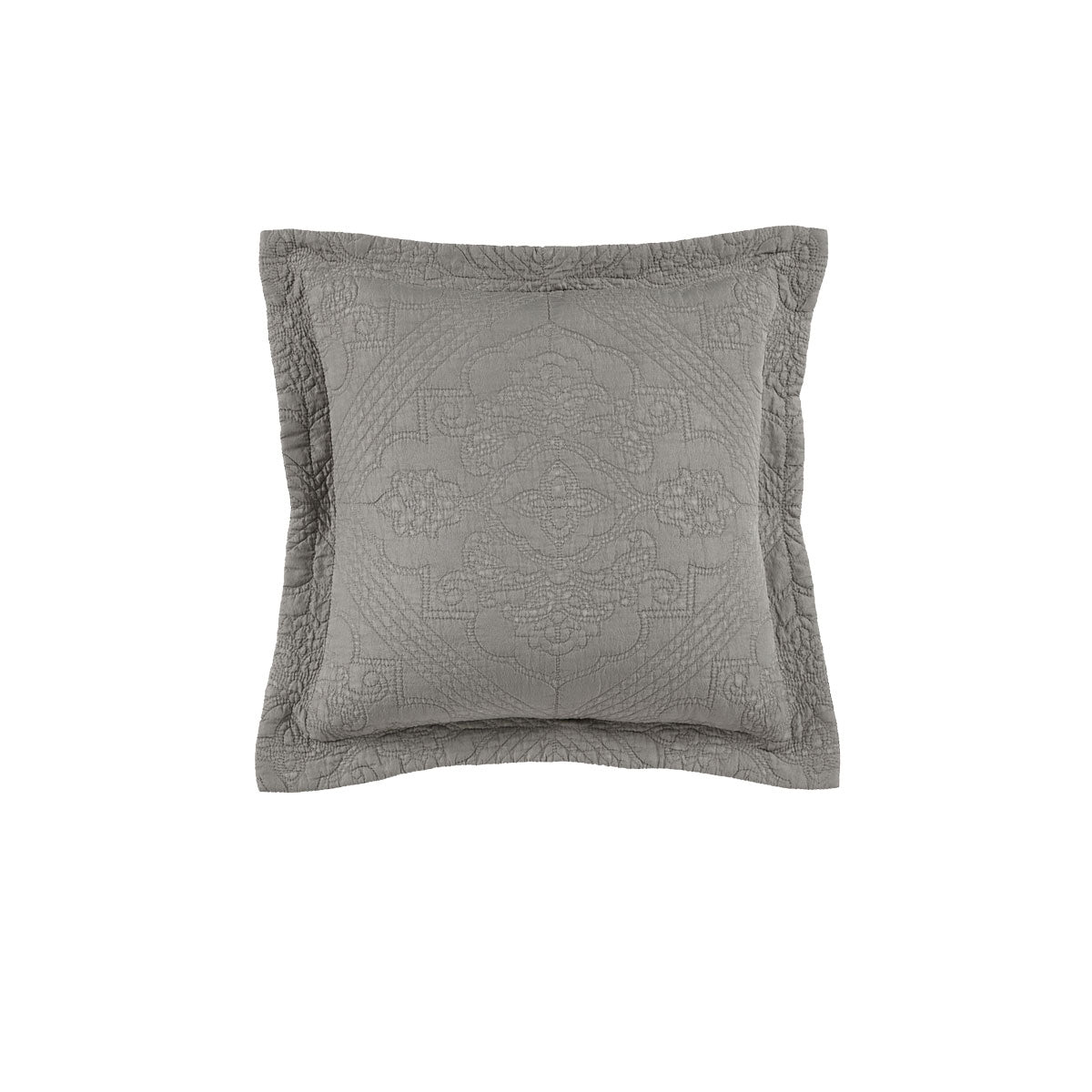 Bianca Zaria Taupe Square Filled Cushion 43 x 43cm