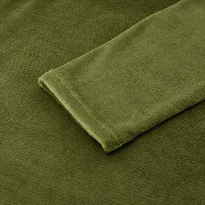 Accessorize Moss Green Super Soft Hooded Blanket Extra Large