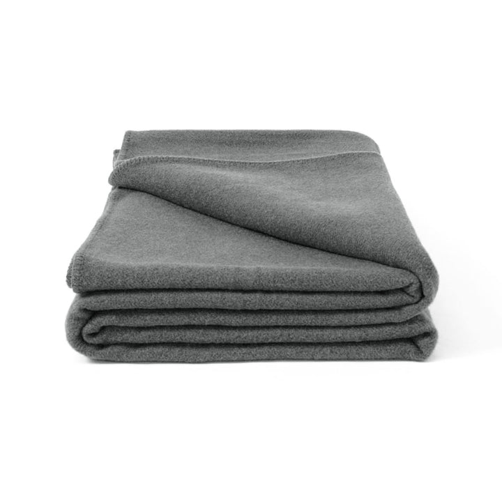 Laconia 400GSM Premium Australian Pure Wool Blanket Grey Single