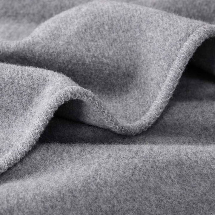 Laconia 400GSM Premium Australian Pure Wool Blanket Grey Super King