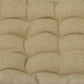 J Elliot Home Set of 2 Outdoor 100% Cotton Chair Pads 40 x 40 cm Solid Taupe