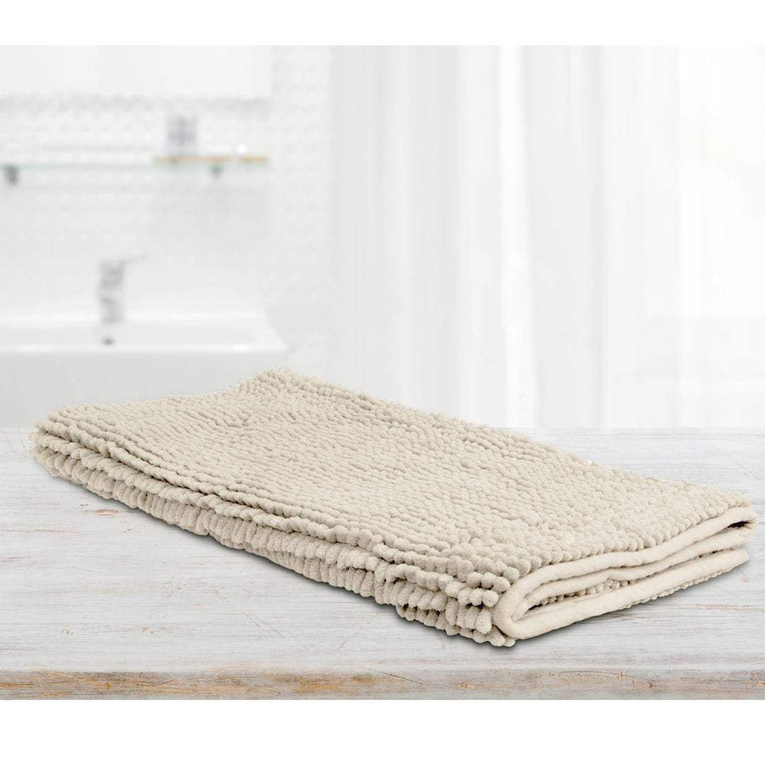 Toggle Microfiber Bath Mat Large Stone