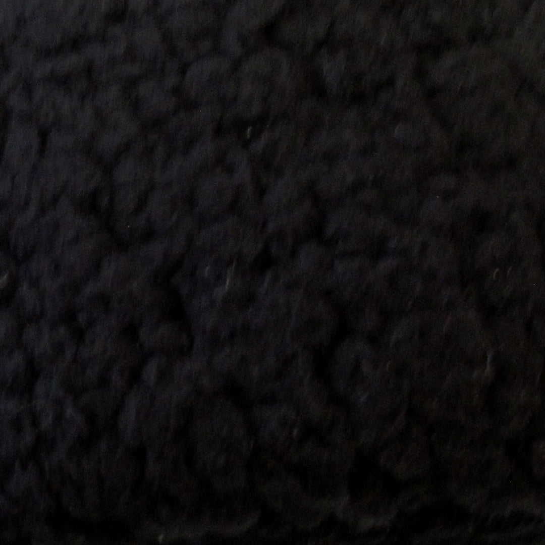 Ardor Lupinia Black Sherpa Fleece Throw Rug 130 x 150cm