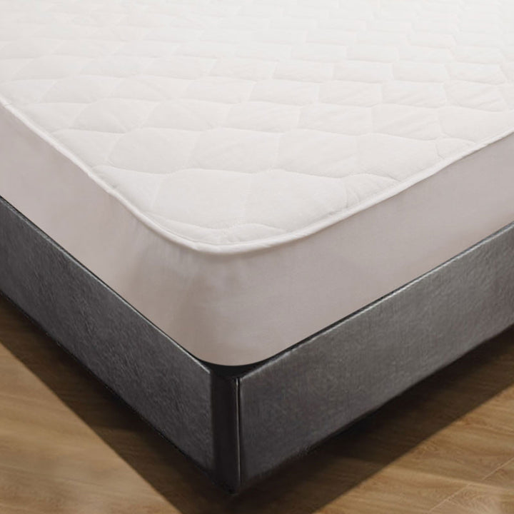 Shangri LaCotton Cover Fitted Mattress Protector King Single