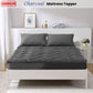 Ramesses 1000GSM Charcoal Mattress Topper Double