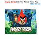 Angry Birds Printed Polar Fleece Throw Rug 130 x 160 cm