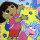 Dora The Explorer Printed Polar Fleece Throw Rug 130 x 160 cm