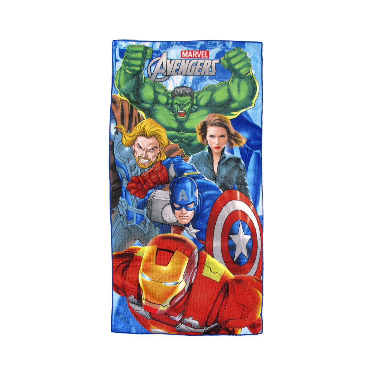 Bloomington Marvel Avengers Kids Cartoon Printed Microfiber Beach Towel 70 x 137 cm