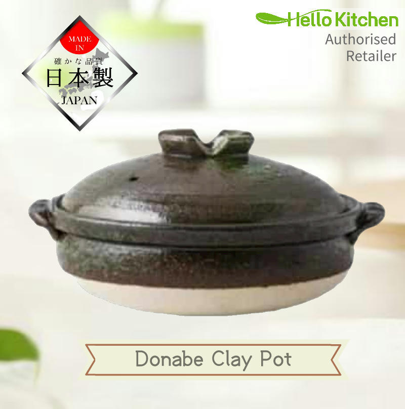 Japanese Donabe Clay Pot - Made in Japan - 3.4L