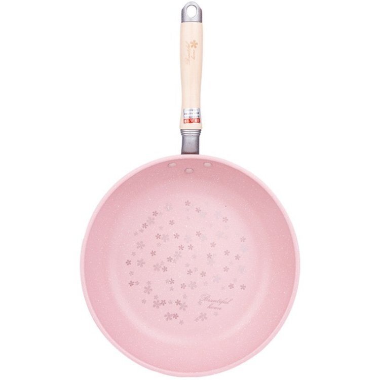 Justcook Japanese Style Non-stick Sakura Frypan Pink 26cm