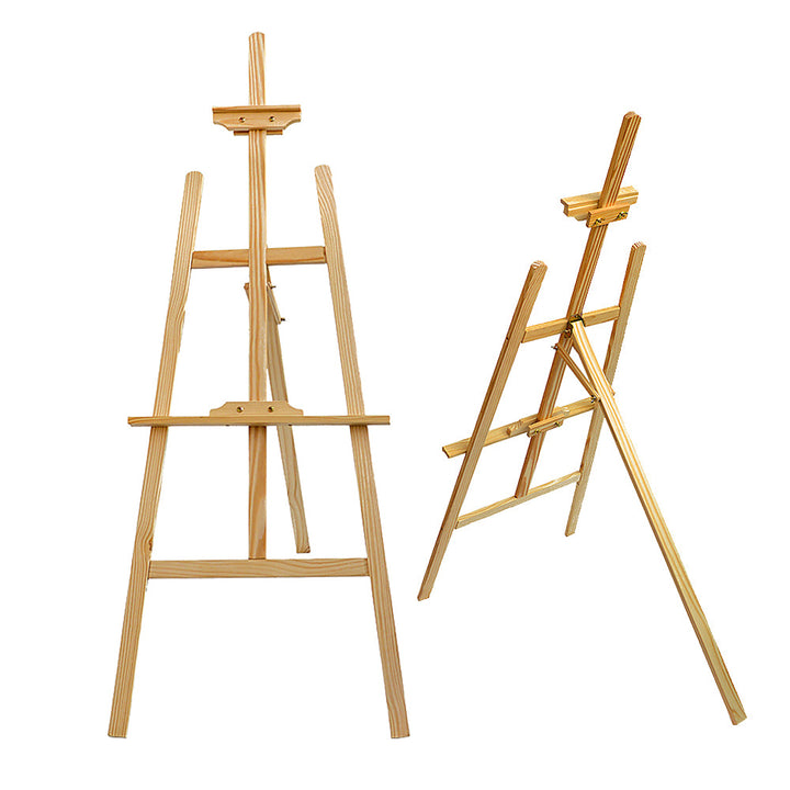 Solid Pine Wood Easel Artist Art Display Painting Shop Tripod Stand Adjustable(175CM)